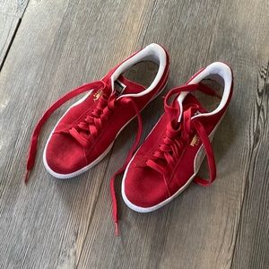 Red Suede Puma Classic